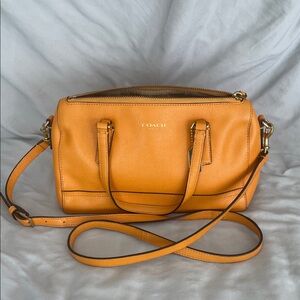 Coach Saffiano Leather Mini Satchel